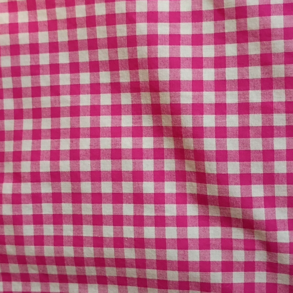 Evan Picone Women's s Pink Checkered Button Down Shirt m - Picture 3 of 10
